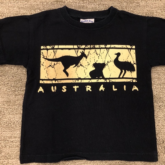 Toddler T-Shirts - Set of 4 - Crocodile - Kangaroos - Size 2 - Australian Grown - Picture 3 of 7